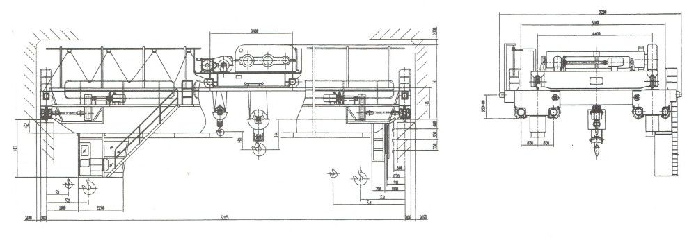 QDY型74（20）噸吊鉤橋式吊運(yùn)熔融金屬用起重機(jī)外形尺寸圖.jpg